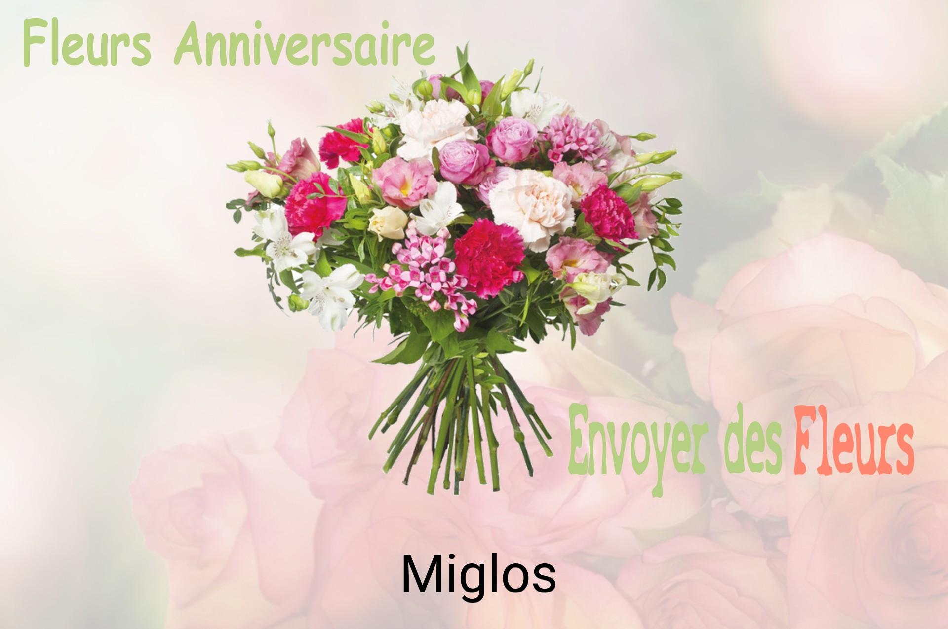 Bouquet de fleurs d’anniversaire livré à Miglos